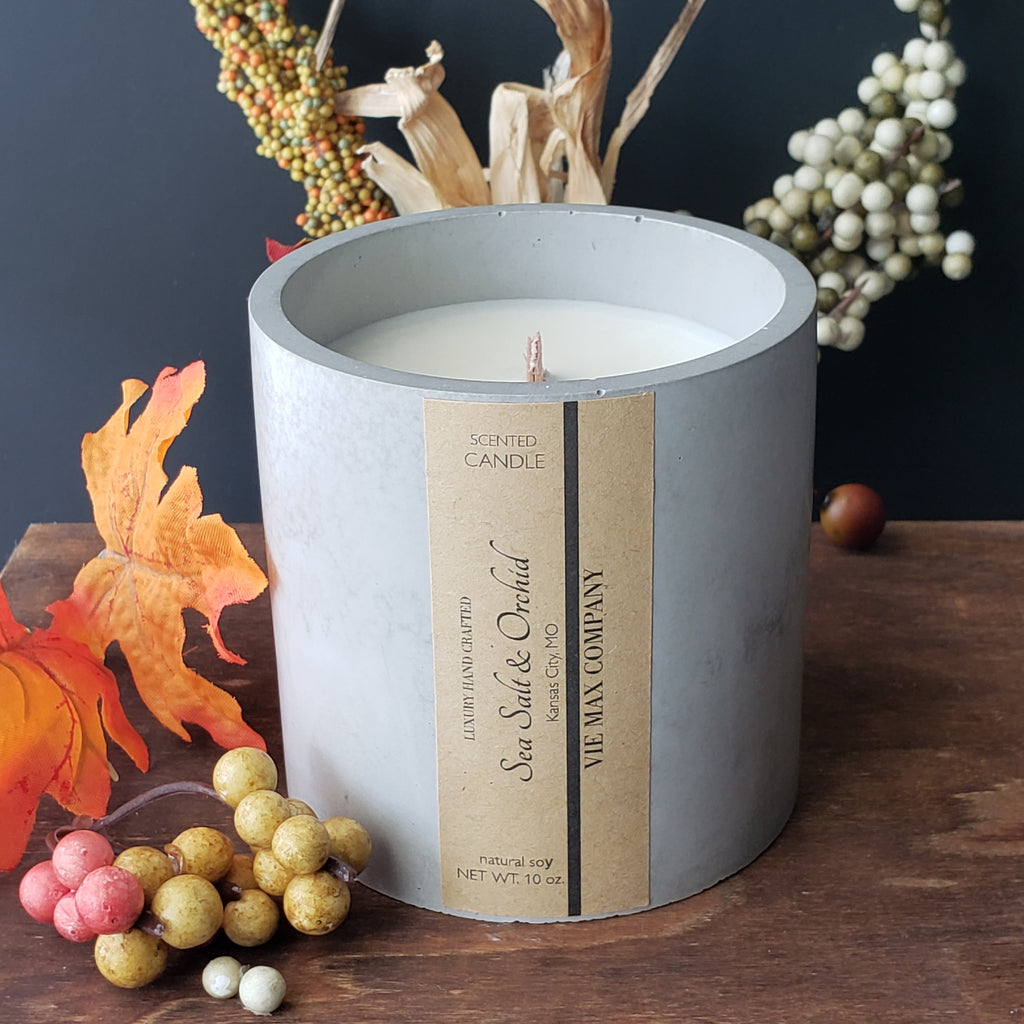 Is there someone special you know who loves candles and you are not sure what scent they would like? A gift card is the perfect choice. Let them pick out what they like. Our cement vessels are a sure show stopper.